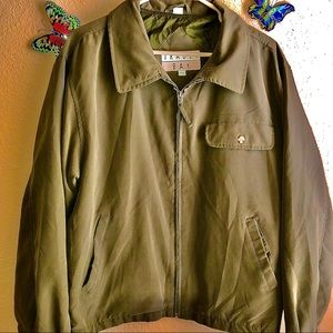 Trader Bay Casual Jacket, Olive Green, Large, pre-owned, pet/smoke free home